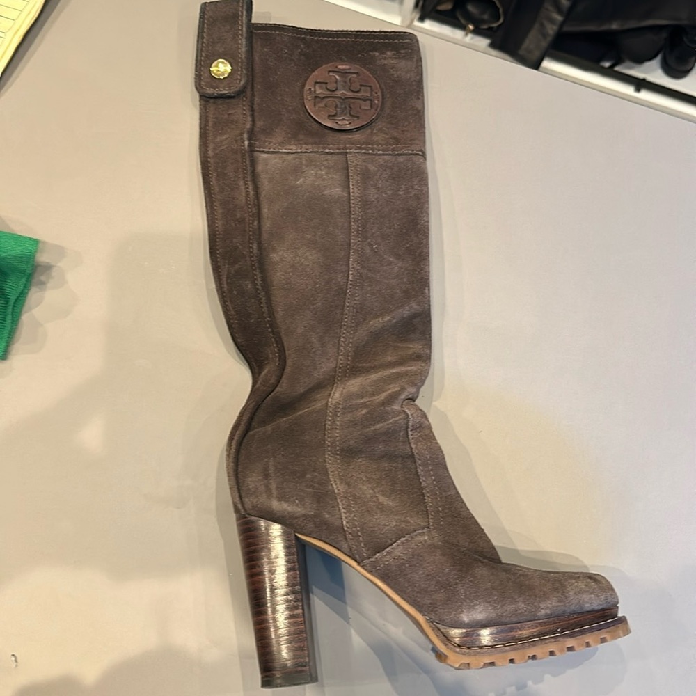 Tory Burch tall suede boots
